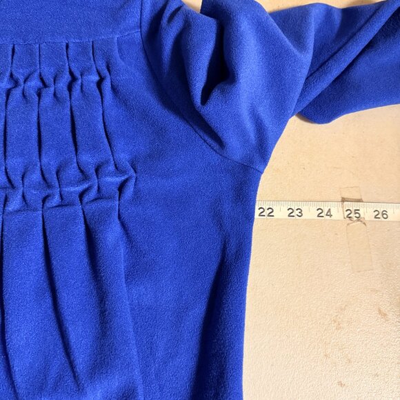 ✨ Vintage At HomeWear Blue Zip-Up Robe / Nightgown – Made in USA – Cozy Plush - Picture 10 of 10
